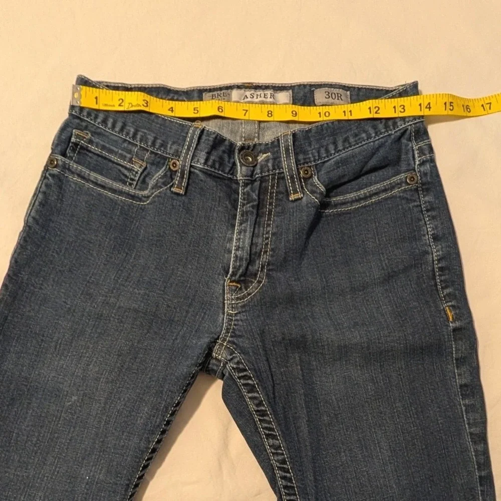 BKE Asher Mens Dark Wash Slim Straight Denim Jeans Size 30R BMC3300R KOOL